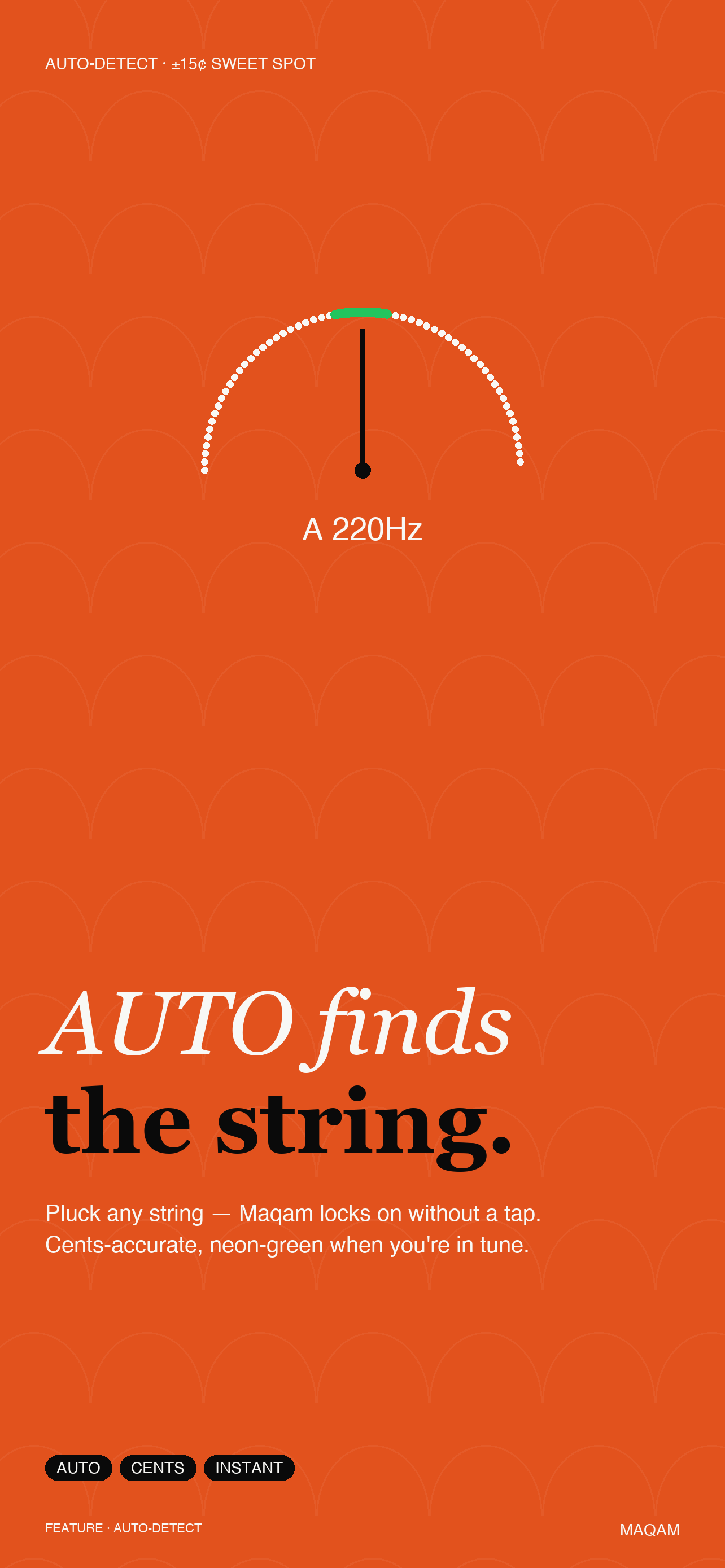 AUTO finds the string